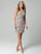 32879 Dress In Nude Gray