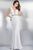 Jovani - Sleeveless Jersey Prom Dress JVN36020 in White