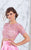 Tarik Ediz - Two Piece Jewel Neck Ballgown 50010 in Pink