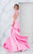 Tarik Ediz - Two Piece Jewel Neck Ballgown 50010 in Pink