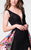 Tarik Ediz - Lace Floral Long Dress 50024 in Black and Multi-Color