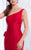 Tarik Ediz - One Shoulder Mermaid Dress 50032 in Red