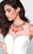 Tarik Ediz - Bedazzled A-line Dress 50053 in White