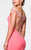 Tarik Ediz - Off The Shoulder Sheath Dress 50057 in Pink
