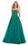 Morrell Maxie - 15524 Strapless Embellished Mikado Gown In Green