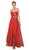 Cinderella Divine - Strapless Pleated Jeweled Sweetheart A-line Dress