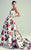 Ieena Duggal  - 30275 I Bustier Gown In White Multi