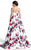 Ieena Duggal  - 30275 I Bustier Gown In White Multi