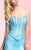 Mac Duggal Couture - 82293 Strapless Embellished Evening Gown In Blue