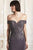 Alexander by Daymor - Jeweled Embroidered Lace Off Shoulder Gown 759  In Gray