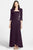 Daymor Couture - 2006 Sleeveless Beaded Embellished Gown with Bolero in Red and Purple