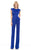Johnathan Kayne - 7016 Two Piece Jersey Pantsuit in Blue