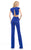 Johnathan Kayne - 7016 Two Piece Jersey Pantsuit in Blue