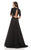 Johnathan Kayne - 7035 Versatile Jersey A-Line Gown in Black