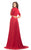 Johnathan Kayne - 7035 Versatile Jersey A-Line Gown in Red