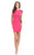 Johnathan Kayne - 7042 Jewel Jersey Sheath Dress in Pink and Black
