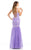 Johnathan Kayne - 7060 Beaded Halter Trumpet Dress in Lavender
