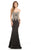 Johnathan Kayne - 7069 Lace Sweetheart Mermaid Dress in Black