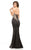 Johnathan Kayne - 7069 Lace Sweetheart Mermaid Dress in Black