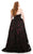 Johnathan Kayne - 7007K Strapless Sweetheart Lace Ballgown in Black and Red