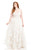 Johnathan Kayne - 7007K Strapless Sweetheart Lace Ballgown in White and Neutral
