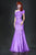 MNM Couture - 7614W Asymmetrical Bejeweled Elegance Evening Gown  In Lilac