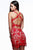 7623 Sleeveless with Sexy Back Lace Cocktail Dress
