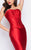 Mac Duggal Black White Red - 85595 Two-Piece Satin Sensation Long Gown In Red