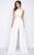 Mac Duggal - Black White Red Style 85598R in White