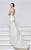 Tarik Ediz - Embellished Sheath Gown 93131 in White