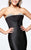 Tarik Ediz - Bejeweled Sweetheart Long Gown 93161 in Black