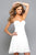 7650 Strapless Sweetheart Twisted Empire Dress
