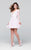 Tarik Ediz - Long Sleeve Lace A-line Dress 50081 in Pink