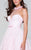 Tarik Ediz - Lace Illusion Halter Neck Dress 50082 in Pink