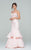 Tarik Ediz - Illusion Jewel Neck Mermaid Dress 50085 in Pink