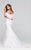 Tarik Ediz - Two-Piece Mermaid Dress 50086 in Pink