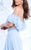 Tarik Ediz - Two Piece Off The Shoulder A-line Dress 50101 in Blue