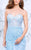 Tarik Ediz - Lavish Lace Sheer Evening Dress  50103 in Blue