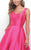 Blush - Sleeveless Long Dress with Open Back 5622 in Pink