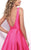 Blush - Sleeveless Long Dress with Open Back 5622 in Pink