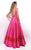 Blush - Sleeveless Long Dress with Open Back 5622 In Pink