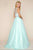 Mac Duggal - 77064H Ball Gowns Style in Green