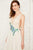 Angela and Alison - Floral Applique V-Neck Long Evening Gown 771014 in White