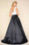 Mac Duggal - 77130H Ball Gowns Style in White and Black