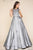 Mac Duggal - 77130H Ball Gowns Style in Gray