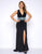 Mac Duggal Fabulouss - 77170 Fabulous Ruched V-Neck Long Gown In Black