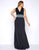 Mac Duggal Fabulouss - 77170 Fabulous Ruched V-Neck Long Gown In Black