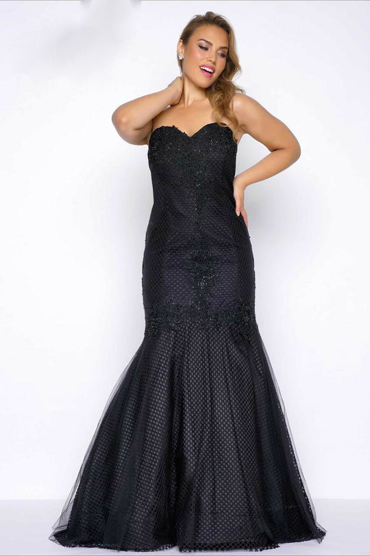 Mac Duggal - Fabulouss Style 77175F in Black