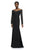 Tadashi Shoji - Sequin Embellished Off-Shoulder Dress In Black