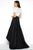 Mac Duggal - 77225R Black White Red Style in White and Black